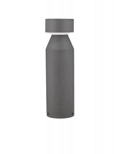 Lampa zewnętrzna do ogrodu stojąca LED czarna wykonana z cementu designerska nowoczesna IP65 Luces Exclusivas 