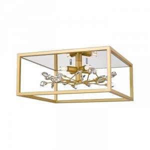 C0578-04A-B5V7 SPRING LAMPA SUFITOWA ZŁOTA/GOLD