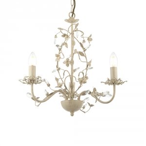 Lampa wisząca dworkowa świecznikowa kwiatowa designerska klasyczna dekoracyjna LULLABY-3CR ENDON