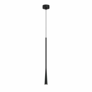 Lampa wisząca LED Elysia Yaskr czarna  PL0121-BK