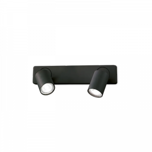 Czarny Kinkiet Ścienny Reflektorki RUDY ROUND 229034 IDEAL LUX