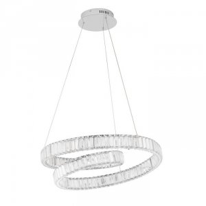 Nowoczesna Lampa Wisząca Ring Kryształowa SINALOA LE42924 LUCES EXCLUSIVAS