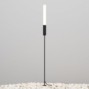 Minimalistyczne oświetlenie zewnętrzne słupek LED grafit aluminium większy Flare MAYTONI O487FL-L3GF3K1