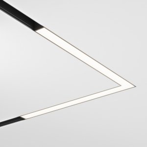 Ścieżka świetlna listwa LED do szynoprzewodu magnetycznego aluminium czarny Basis MAYTONI TR042-4-24W3K-WW-DS-1