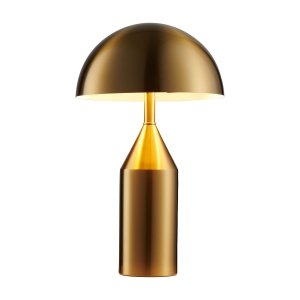 Złota lampka stołowa nocna w kształcie grzybka żelazna klasyczna minimalistyczna uniwersalna BELFUGO ST-6605-T-25 Step Into Design