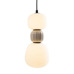 Lampa wisząca nowoczesna Modern Opal+Light Grey Maxlight P0627
