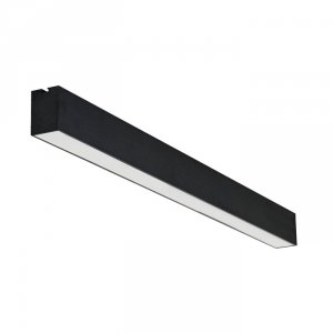 Minimalistyczny Plafon Sufitowy LED Czarny CCT LINELIO 212 AZ5658 AZZARDO