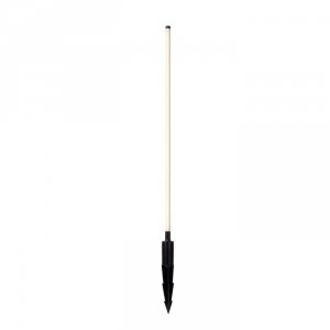 Minimalistyczny Słupek Ogrodowy LED Nowoczesny Czarny LORNEX 29832/99/30 LUCIDE