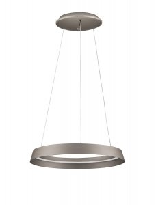 Nowoczesna lampa wisząca LED okrąg w kolorze brązowym BATALLAS LE44787 Luces Exclusivas