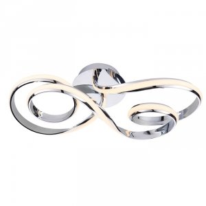 Designerski Plafon Sufitowy Nowoczesny LED Chrom ARIA 76393 ENDON