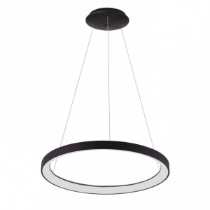 Nowoczesna Lampa Wisząca LED Czarny Okrąg VICO PND-53675-078RPC-BK-3KS4K-TRDIMM ITALUX