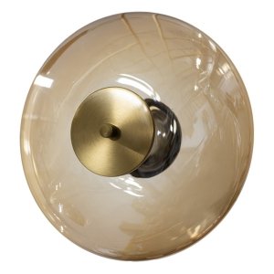 Kinkiet Azzardo Andora Wall 30 Amber AZ6889 Bursztynowy LED 8W Duża Lampa Ścienna