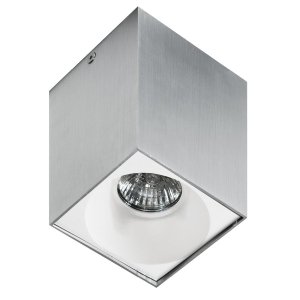 Nowoczesna lampa sufitowa plafon tuba aluminiowa + biały HUGO AZ0828 + AZ0830 Azzardo