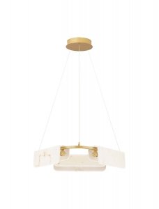 Marmurowa Lampa Wisząca Salonowa w Stylu Art Deco MAIRANA LE44616