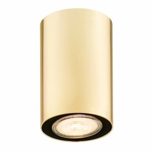 Lampa sufitowa tuba klasyczny nowoczesny minimalistyczny złoty plafon sufitowy TYBER PLUS 4759 Argon