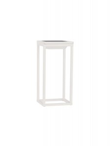 Minimalistyczna lampa solarna zewnętrzna do ogrodu klasyczna LED biała ściamnialna IP54 OLVERTO LE75290 Luces Exclusivas