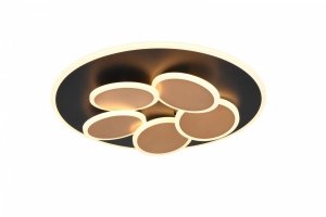 Designerska Lampa Sufitowa plafon LED 35W MANDALA TRIO 653210676 złota pilot w zestawie