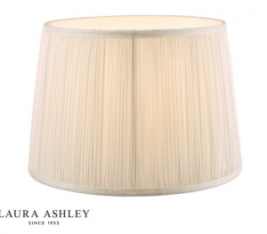 Klosz Abażur 25cm LAURA ASHLEY Hemsley Pleated Silk Cream DAR LIGHTING LA3703517-Q (Abażur- Bez Podstawy)