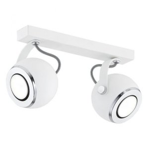 PLAFON LAMPA SUFITOWA KOS 749 STAL LAKIEROWANA ARGON BIAŁA