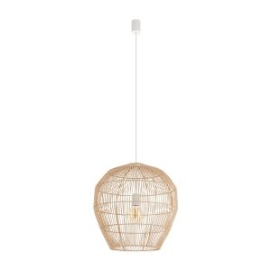 Naturalna Lampa Wisząca Z Bambusa W Stylu Boho HAITI M 11164 NOWODVORSKI