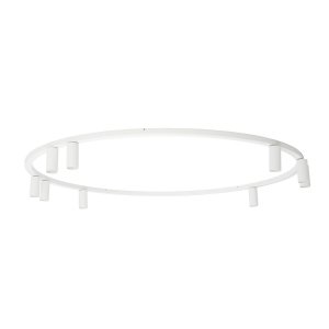 Nowoczesna lampa sufitowa biały minimalistyczny plafon FOURTY ROUND IX WHITE 11951 Nowodvorski Lighting 