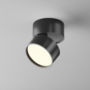 Lampa sufitowa natynkowa tuba regulowana spot sufitowy LED aluminium czarna ONDA MAYTONI C024CL-12W3K-B-1