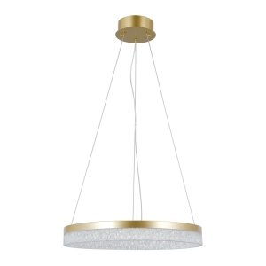 Ekskluzywna złota lampa wisząca LED Pantal PND-34533-M-GD Italux