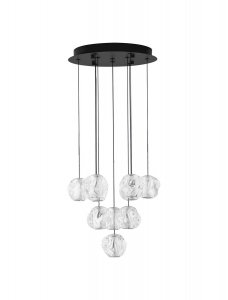 Nowoczesna Molekularna Lampa Wisząca Salonowa Białe Kule LUCES EXCLUSIVAS CHEPEN LE44643