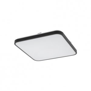 Czarny Plafon Do Łazienki IP44 Nowodvorski Lighting 10986 AGNES SQUARE LED PRO BLACK  32W 4000K
