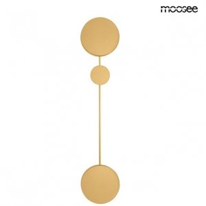 Nowoczesny Minimalistyczny Kinkiet Ścienny Złoty SHADOW MSE010100354 KING HOME