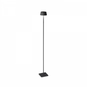 Czarna Lampa Stojąca Podłogowa Nowoczesna Ładowana PURE 328515 IDEAL LUX
