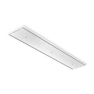 Biała prostokątna podsufitka natynkowa 120cm max 12 lamp do systemu CAMELEON CANOPY C 1200 WHITE 8555 Nowodvorski Lighting 