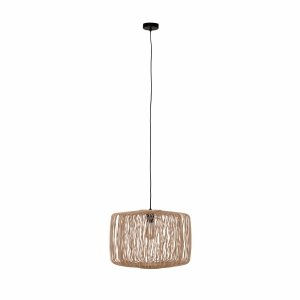 Lampa sufitowa bambusowa 46x46x34cm