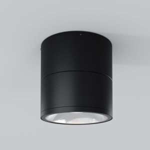 Nowoczesna lampa zewnętrzna sufitowa LED metalowa grafitowa regulowana tuba Spin MAYTONI O310CL-L12GF3K
