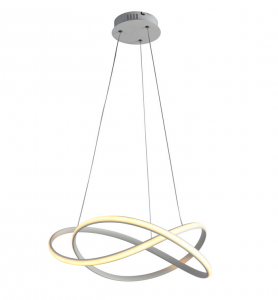 Lampa wisząca LED CCT biała dekoracyjna w nowoczesnym stylu RUMIO PND-23917-WH Italux