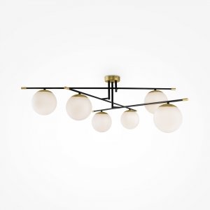 Nowoczesny Plafon Białe Kule MAYTONI NOSTALGIA MOD048CL-06G Lampa Sufitowa Molekularna
