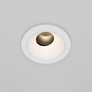Biała Oprawka Wpuszczana Maytoni Downlight Wise DL057-7W3K-W