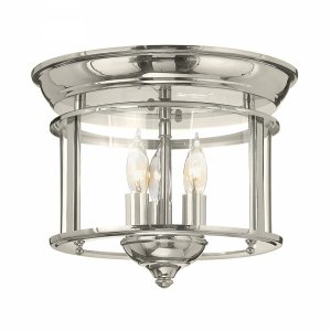 Plafon sufitowy w klasycznym stylu Hinkley Lighting Gentry HK-GENTRY-F-PN polerowany nikiel