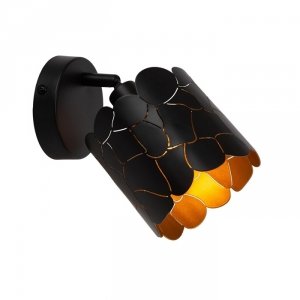 Designerski Czarny Kinkiet Ścienny Nowoczesny ALMELO 21234/01/30 LUCIDE