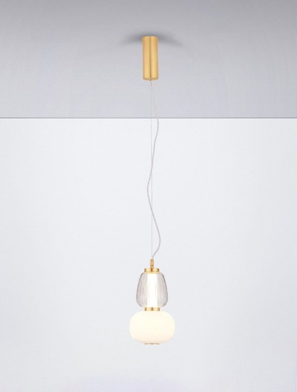 Designerska Lampa Wisząca Szklana LED Nowoczesna MOVIL LUCES ESCLUSIVAS