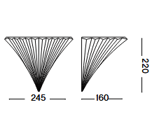 KINKIET KRYSZTAŁOWY SANTA AP1 SMALL 013060 IDEAL LUX 