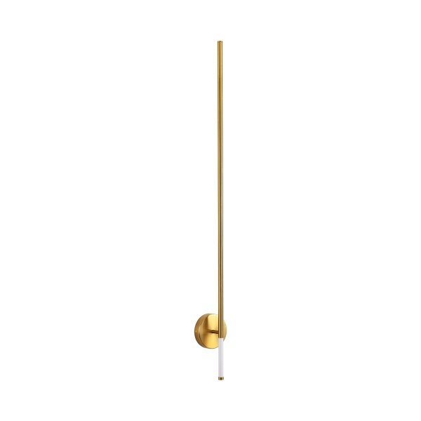 Lampa ścienna kinkiet LED listwa metalowy złoty elegancki klasyczny minimalistyczny uniwersalny FRESCO ST-MD1024L Step Into Design