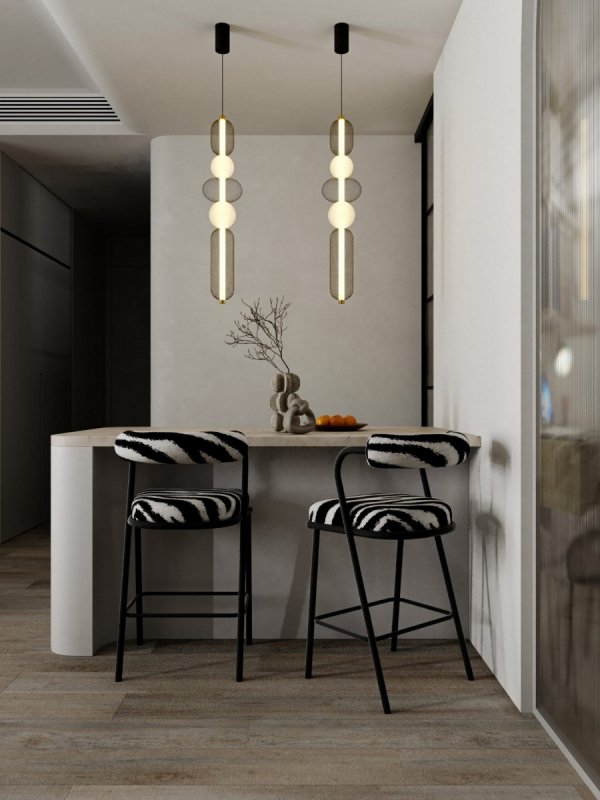 Minimalistyczna Druciana Lampa wisząca LED 28W BORA B MAXLIGHT P0592 
