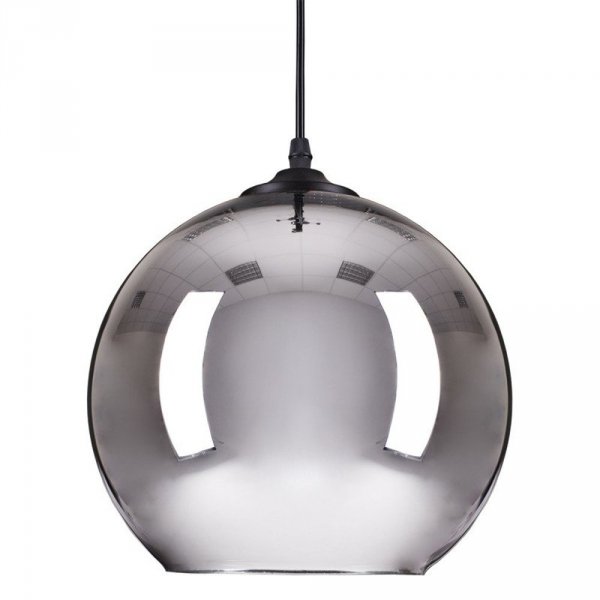 Lampa wisząca chrom kula 25cm lustrzana szklana minimalistyczna klasyczna uniwersalna MIRROR GLOW ST-9021-S chrome Step Into Design 