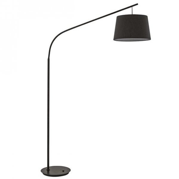 Lampa Stojąca Abażurowa Czarna DADDY PT1 110363 IDEAL LUX