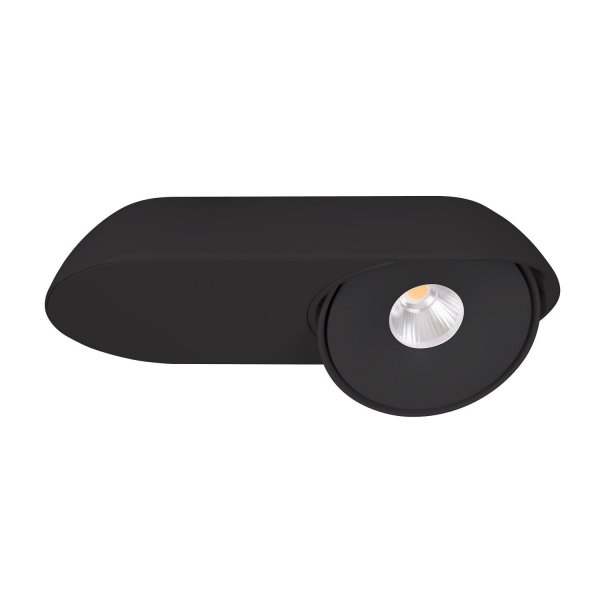 Lampa sufitowa plafon LED minimalistyczna nowoczesna podłużna regulowana czarna aluminiowa Vector C0268 MAXLIGHT 