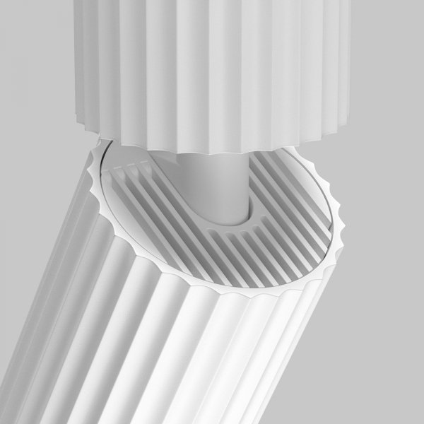 Lampa sufitowa plafon tuba regulowana aluminium biała Calipso MAYTONI C108CL-01-GU10-W