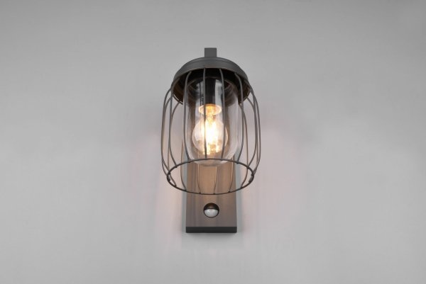 Kinkiet Zewnętrzny Loft Antracytowy Vintage TUELA 210869142 TRIO