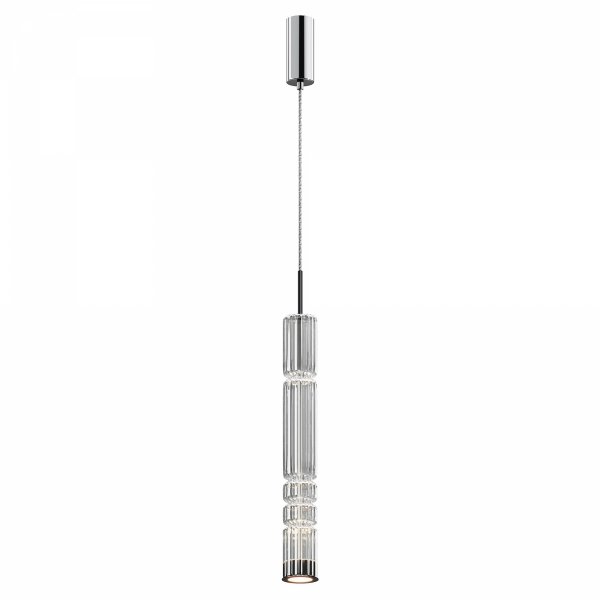 Nowoczesna Lampa Wisząca LED Szklana Tuba ORDO MOD272PL-L12CH3K MAYTONI