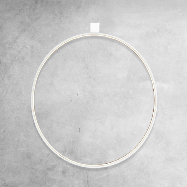 Kinkiet Biały Okrągły 3000K 87cm SHILO AGARO 4311